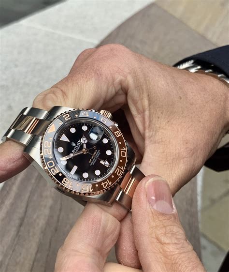 rolex gmt rose staal|rolex gmt 2 half gold.